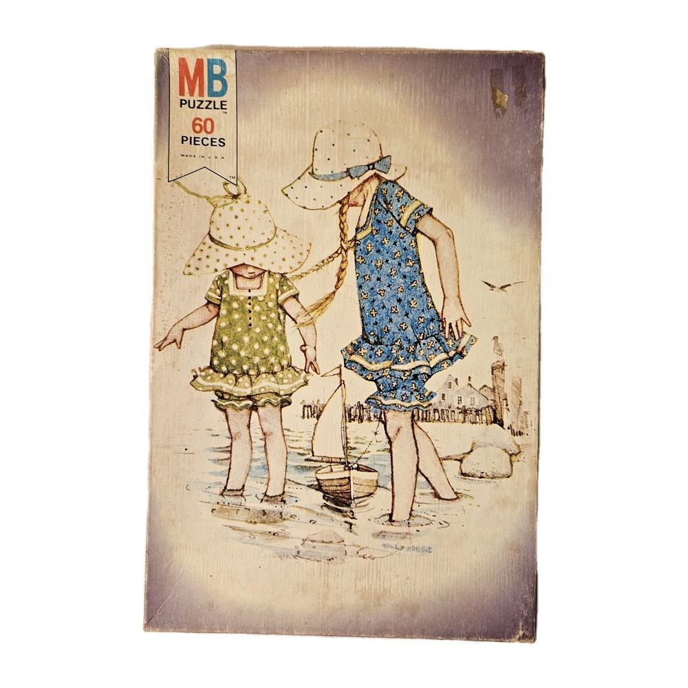 Holly Hobbie Ocean Seaside 60 Piece Puzzle Milton Bradley #4676-3  Complete 1976